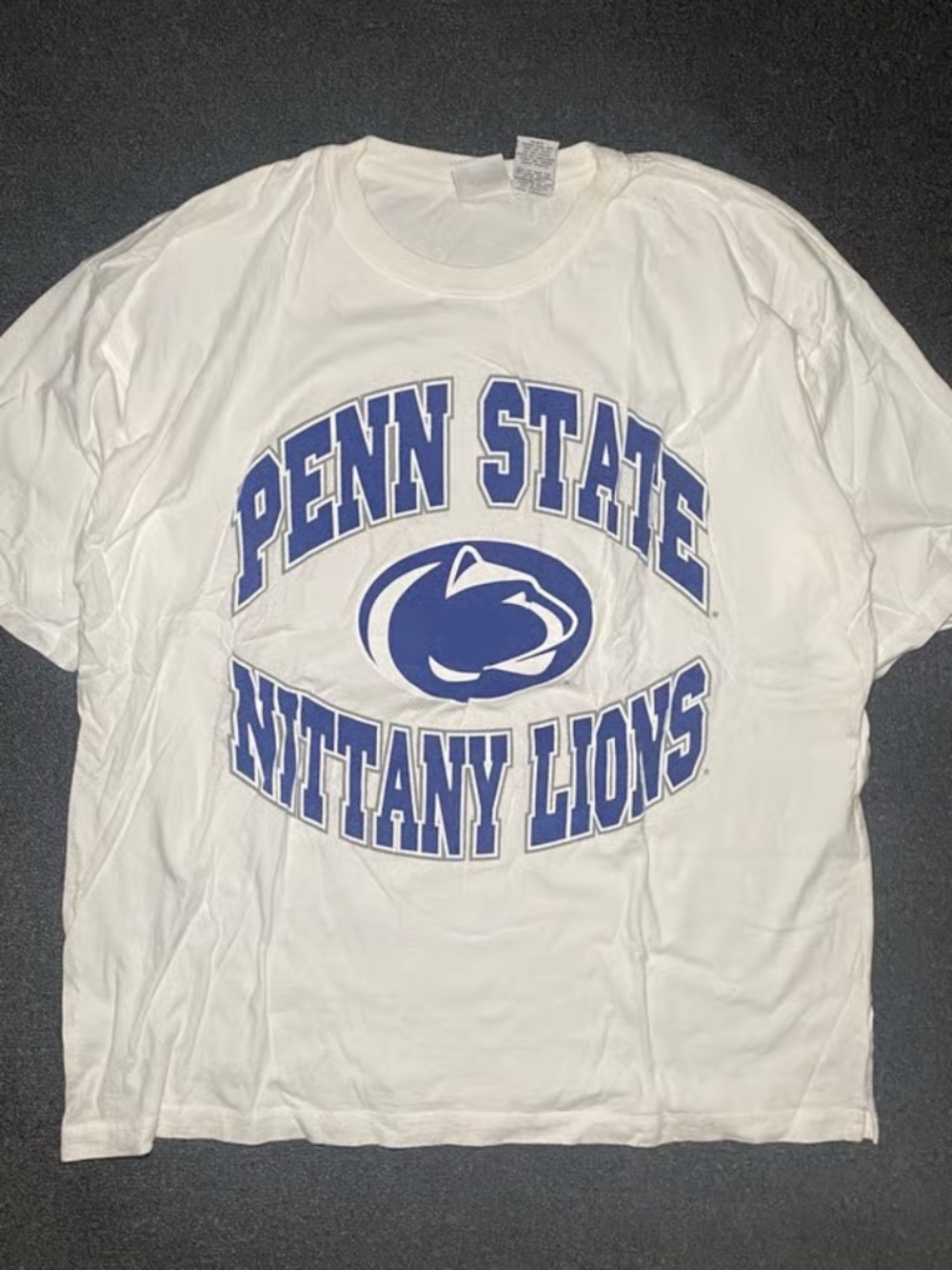 Penn state university Nittany lions vintage big graphic logo shirt size 3xl